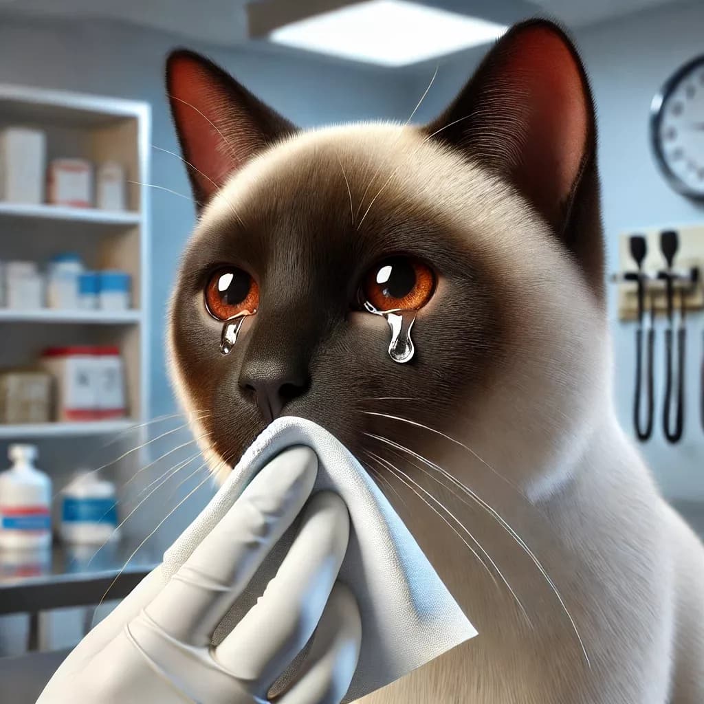 Rhinotracheite virale feline coryza chat